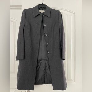 Lord & Taylor Elegant Gray Women's Coat 4 petite